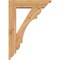 Ekena Millwork Olympic Traditional Smooth Bracket w/ Offset Brace, Western Red Cedar, 5 1/2"W x 20"D x 28"H BKT0604X20X28OLY01SWR - alternate 4